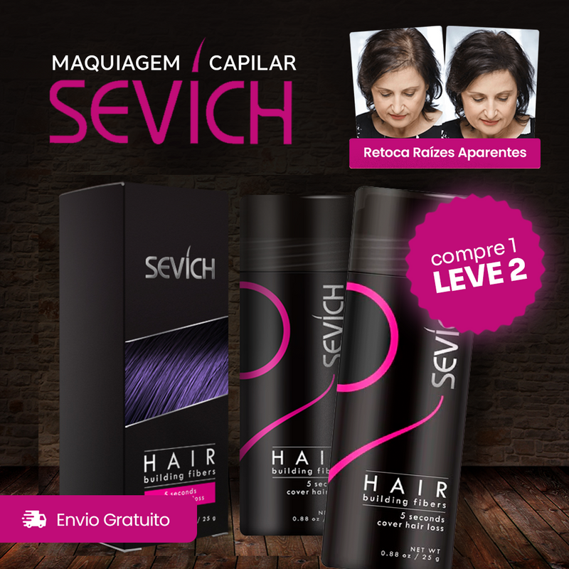 Maquiagem Capilar SevichHair® + PROMOÇÃO COMPRE 1 LEVE 2